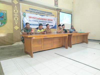 MUSDES Penetapan Perubahan Anggaran Pendapatan dan Belanja Desa (APBDesa) Tahun 2026 Desa Pringtuul 